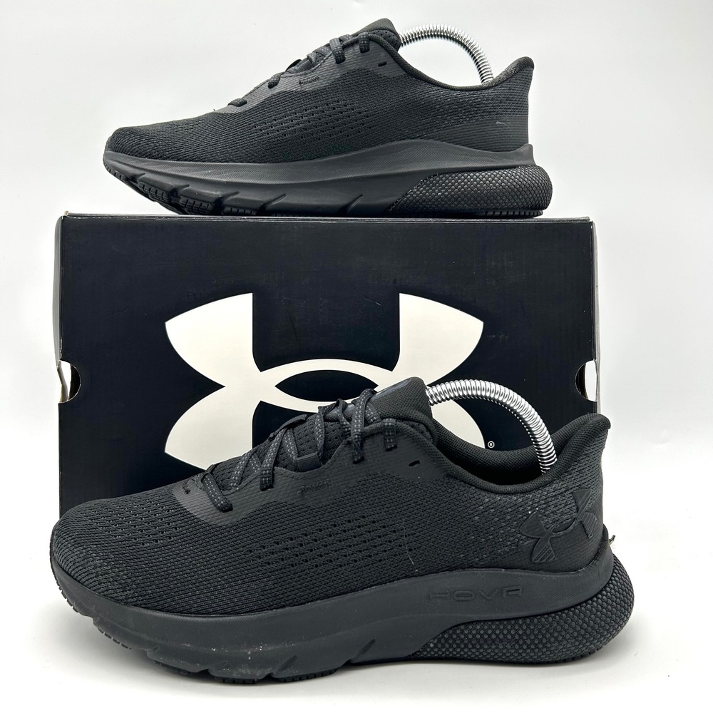 Under Armour HOVR Turbulence 2 Women 10 Black Running Shoes Sneakers 3026525-003